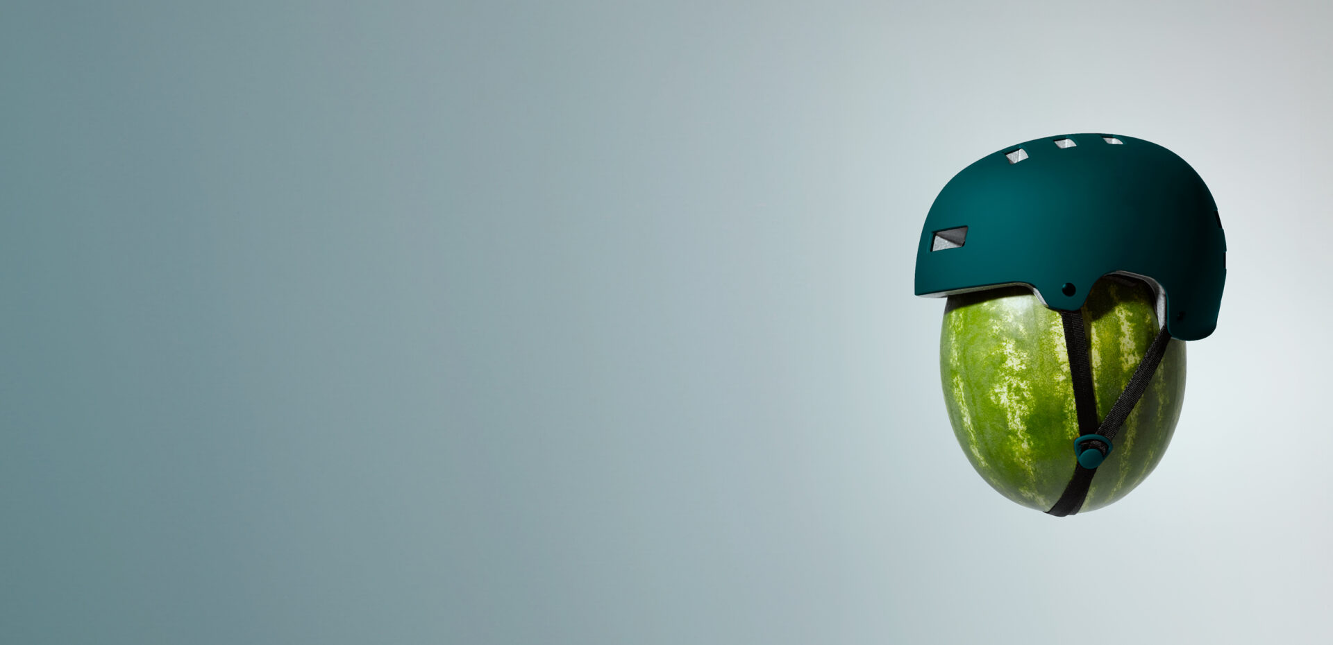 Wassermelone mit Helm 2